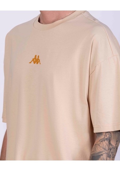 Kappa Authentic Asterys Erkek Bej Regular Tişört