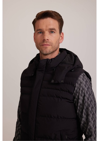 Ysf Erkek Siyah Regular Fit Yelek