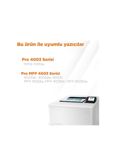 Hp Laserjet Pro Mfp 4103fdn Uyumlu. Toner Çipli 4'lü Paket