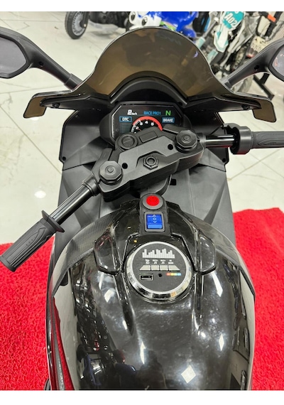 Oyuncak Sepetim Bmw S 1000rr 24 Volt Akülü Çocuk Motorsikleti Yumuşak Lastikli Siyah