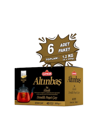 Altınbaş Demlik Poşet Çayı 5gr 40 Adet Altılı Paket