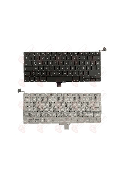 Apple Uyumlu MacBook Mb466ch/a, Mb466ll, Mb466ll/a Klavye Tuş Takımı Tuş Seti Siyah Türkçe