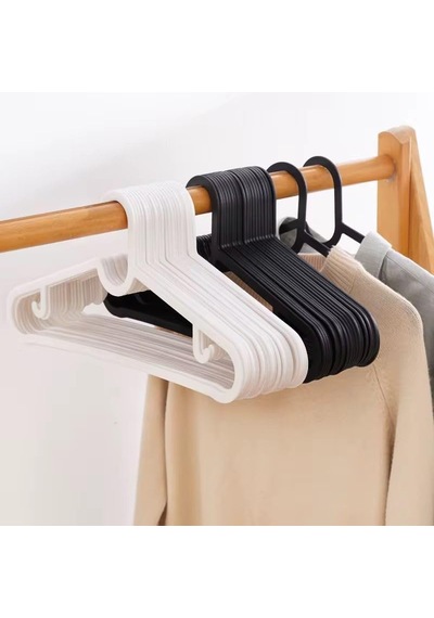 Coverest 10 Adet Slim Plastik Elbise Askısı Diğer