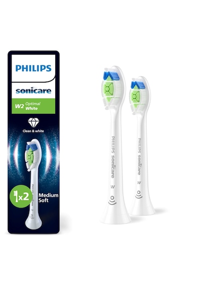 Philips Sonicare HX6062/87 - Optimal White - Sonic Şarjlı Diş Fırçası Yedek Başlıkları - 2'li Beyaz