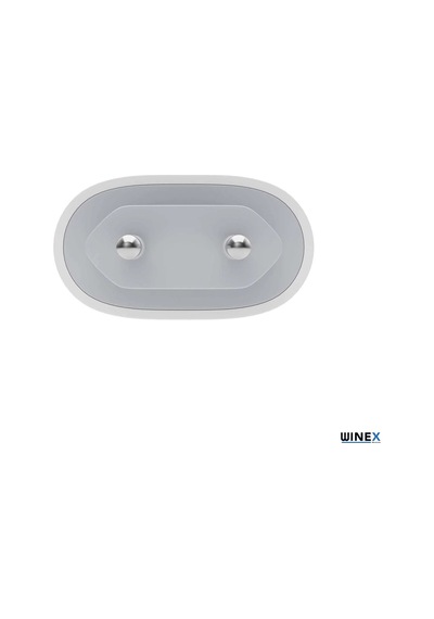 Winex Pd20W Quick Charger Type­-C Kablolu Şarj Aleti Set Beyaz