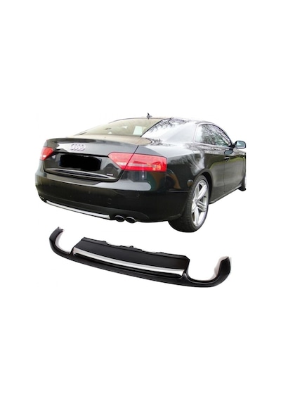 Audi A5 8p3 Coupe-sportback 2008 - 2011 Arka Tampon Eki - Difüzör
