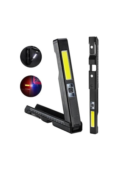 Powerdex Pd-9999 Mıknatıslı Tamirci El Feneri Siyah