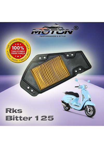 Rks Bitter 125 Tam Uyumlu Yüksek Performanslı Hava Filtresi