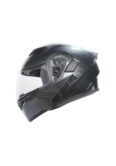 Rhkc 902 Çene Açılır Vizörlü Kask Karbon Gri