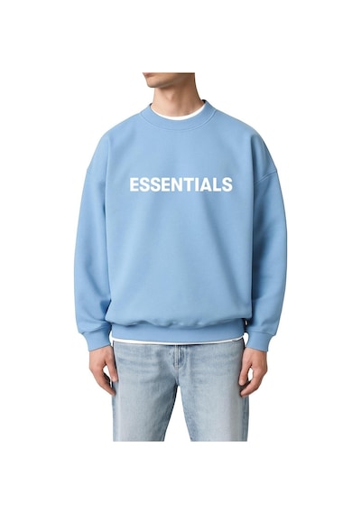 Benroma 3 İplik Penye Essentıals Baskılı Unisex Sweatshırt Çok Renkli