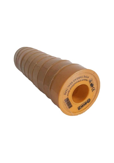10 Adet Teflon Bant Büyük Sıhhi Tesisat Su Sızdırmazlık Bandı 19mm X 30 Mt Doğalgaz Tesisat Bandı