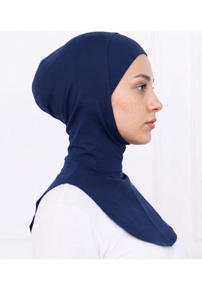 Alivascarf Ninja Bone Boyunluklu Likralı Sporcu Bonesi Kadın Pratik Tesettür Hijab Başörtü Lacivert Alivascarf Ninja Bone Boyunluklu Likralı Sporcu Bonesi Kadın Pratik Tesettür Hijab Başörtü Lacivert