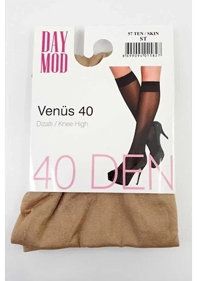 Giyim Daymod Venüs 40 Den Dizaltı Tül Çorap Ten