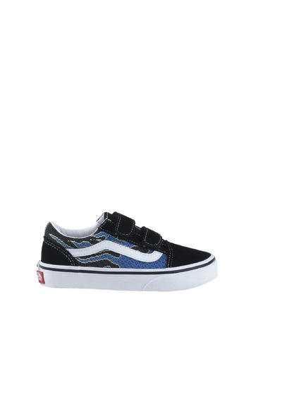 Vans Old Skool V Siyah Mavi Erkek Çocuk Spor Ayakkabı Karışık