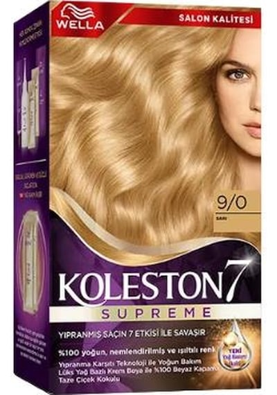 Koleston Supreme Set Boya 9/0 Sarı