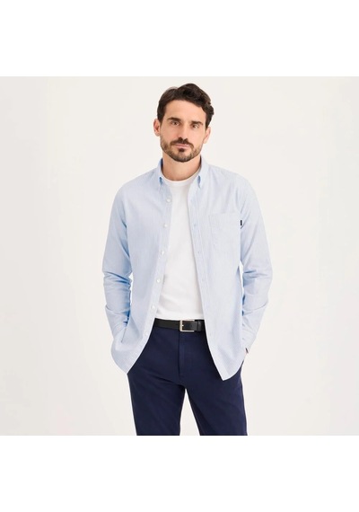 Dockers Oxford Slim Fit Erkek Gömlek A881600110 Mavi