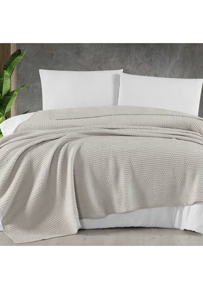 Schafer Home Royal Çift Kişilik Battaniye 200 x 220 CM - Bej
