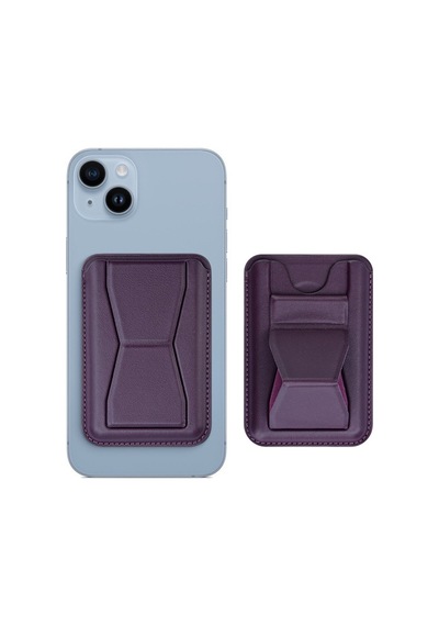 Lexroo Crd-03 Magnetic Standlı Kartlık - Derin Mor