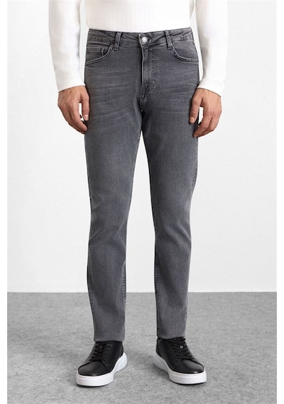 Süvari Antrasit Slim Normal Bel Denim Pantolon Sdn2016600004-s08