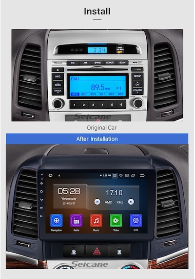Hyundaı Santafe 2006-2012 Multimedya Navigasyon Usb Kamera Carplayer