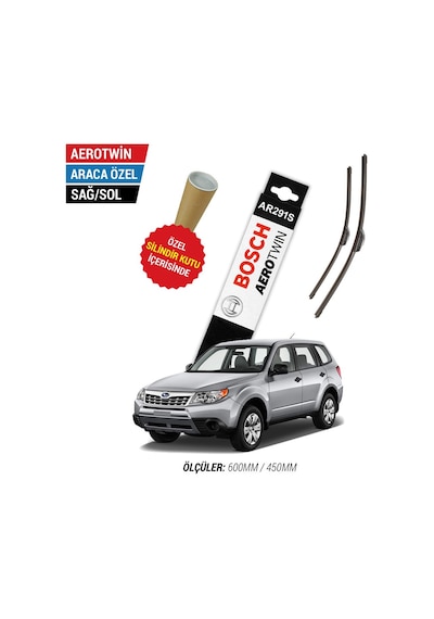 Bosch Aerotwin AR291S Subaru Forester Silecek Takımı (2008-2012)