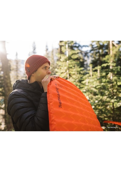 Thermarest Prolite Apex Şişme Mat Heat Wave Kırmızı