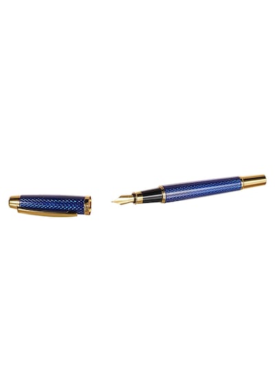 Steelpen World Serisi 2716 Mavi Dolma Kalem+tükenmez Kalem Seti Çok Renkli