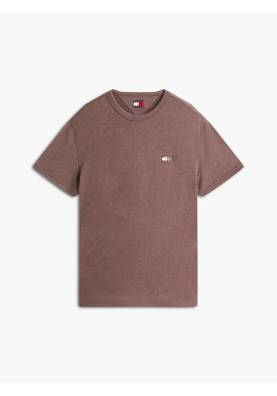 Tommy Hilfiger Tjm Reg Badge Tee Ext Erkek Kahverengi T-shirt - Dm0dm22667 Kahverengi