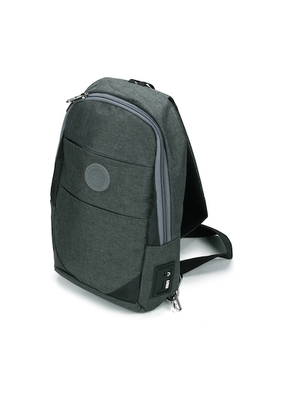 Strong Kulaklık Çıkışlı Tek Kol Göğüs Ve Sırt Çantası ,çapraz Çanta Body Bag Tk02 Füme