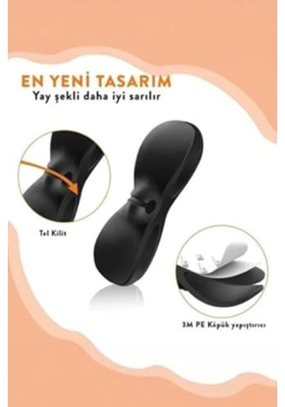 2 Adet Yapışkanlı Kablo Toparlayıcı Diğer
