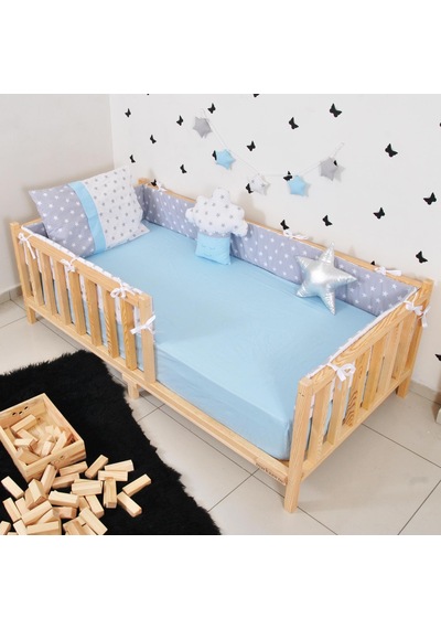 Markaawm Markaawm Montessori Yatak Çocuk Doğal Çam 90X190 Karyola Nil