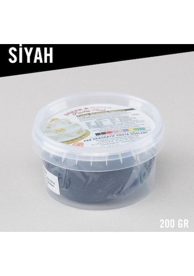 Şeker & Sugar Siyah Şeker Hamuru 200 G