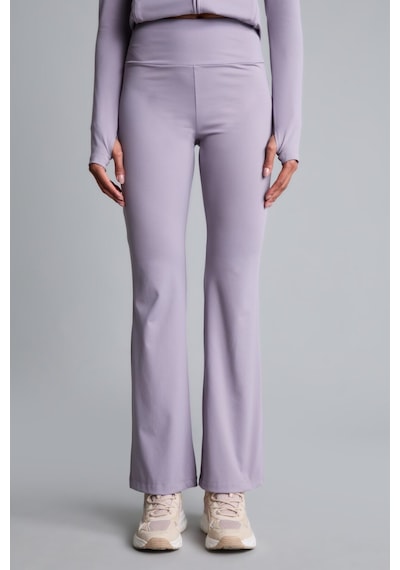 Defacto Esnek Kumaş Aırtech Flare Fit Yüksek Bel Beli Saran Sporcu Pantolon C9192ax26aupr522 Mor-pr522