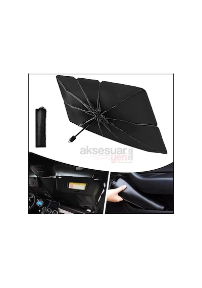Megane 4 Uyumlu Oto Ön Cam Şemsiye Güneşlik Katlanabilir Uv Ve Isı Koruyucu Güneş Perdesi