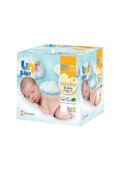 Uni Baby Yenidoğan Islak Havlu 3X40 / 120 Yaprak