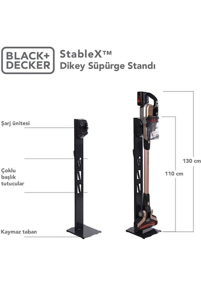 Black+decker Stable X Dikey Süpürge Standı