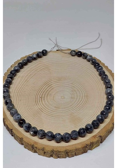 Bileklik Boy Spekrolit Taşı Faset Kesim Yarım Dizi 8mm 18cm Uzunluğundadır Çok Renkli