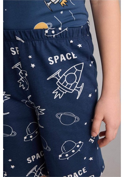 Defacto Regular Fıt Baskılı Şort Tişört 2li Pijama Takımı Erkek Çocuk H0374a826smın249 İndigo-ın249 Defacto Regular Fıt Baskılı Şort Tişört 2li Pijama Takımı Erkek Çocuk H0374a826smın249 İndigo-ın249