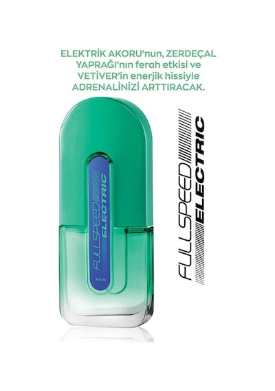 Avon Full Speed Electric Erkek Parfüm EDT 75 ML