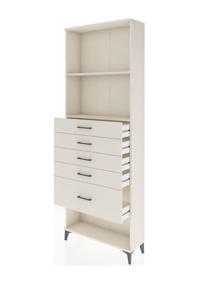 Arges Dolap 2 Raflı 5 Çekmeceli 88x30x243 Aytaşı-aytaşı Aytaşı