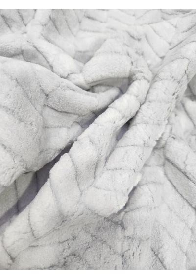 Merinos Modernline Çift Kişilik 3 Parça Sense Battaniye Seti Gri Gri