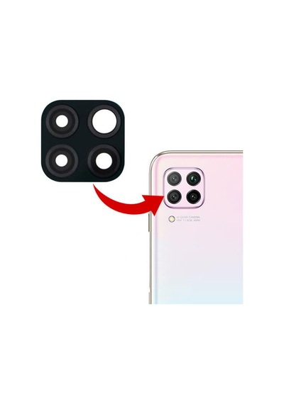 Teknonet Huawei P40 Lite Uyumlu Kamera Camı