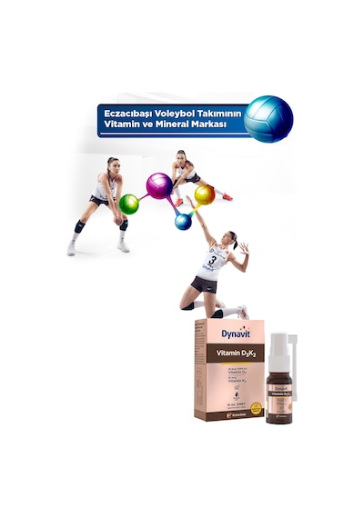 Dynavit Vitamin D3k2 10 Ml Sprey 1000ıu D3 & 20mcg K2 Vitamini - Kas & Kemik & Bağışıklık