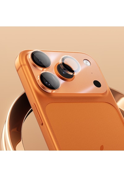 İphone 17 Pro Uyumlu Benks Çizilmelere Karşı Dayanıklı 0.35mm Mat Kamera Full Lens Koruyucu Şeffaf