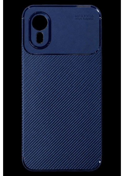 Samsung Galaxy Xcover 7 Kılıf Auto Focus Karbon Kapak - Lacivert