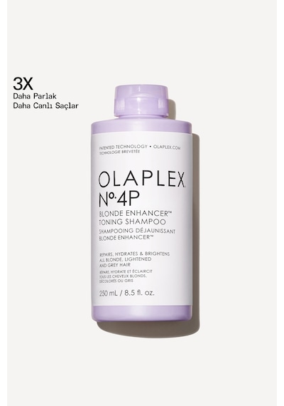Olaplex Nº.4p Blonde Enhancer Toning Shampoo - Renk Koruyucu & Bağ Mor Şampuan 250 ML