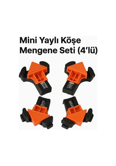 Merttools Mini Yaylı Köşe İşkence Seti 4 Parça