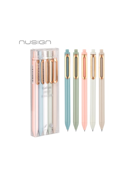 Nusıgn Jel Kalem 0.5 Mm İnce Uç Pürüzsüz Yazı Kalemi Çok Renkli