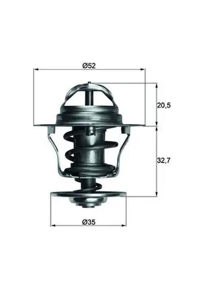 Ford Mondeo 3 Termostat 2.0 Tdci 2003-2007 Mahle Tx1288d