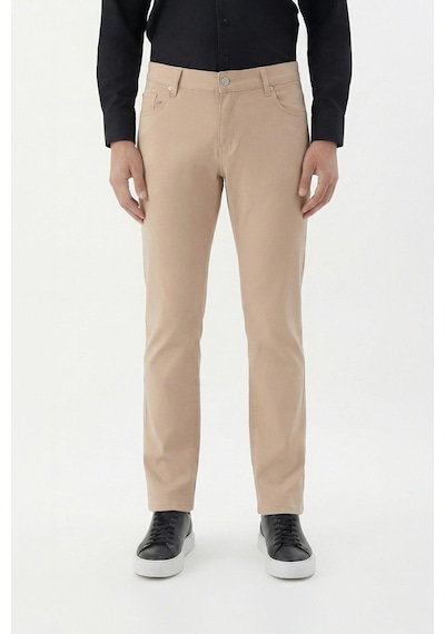 Sabri Özel Giotelli Erkek Bej Normal Kesim Regular Fit Yünlü Beş Cep Normal Bel Chino Pantolon Kum Sabri Özel Giotelli Erkek Bej Normal Kesim Regular Fit Yünlü Beş Cep Normal Bel Chino Pantolon Kum